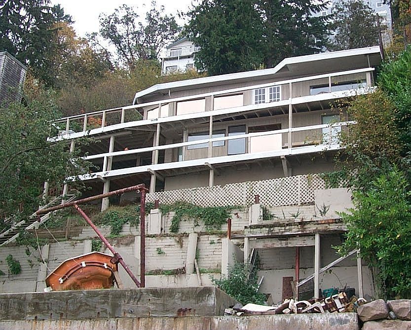 House as seen from beach