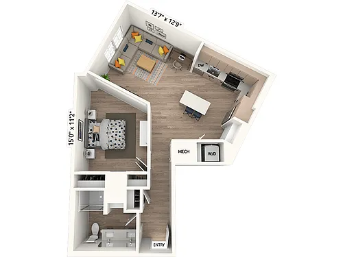 Floor plan Scheme 11-Scheme III