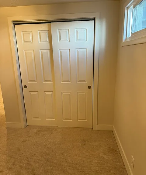 downstairs bedroom closet