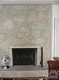 Stone fireplace in the greatroom!