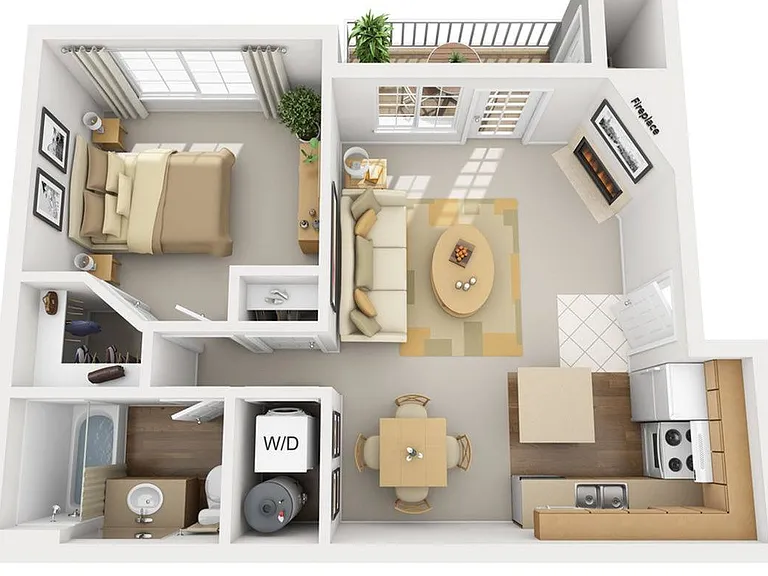 1 Bedroom | 1 Bath | 803 SF 1 Bedroom | 1 Bath | 803 SF