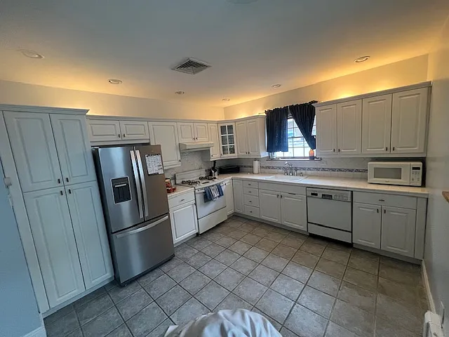 Huge extended kitchen