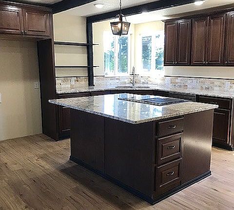 large island with seating