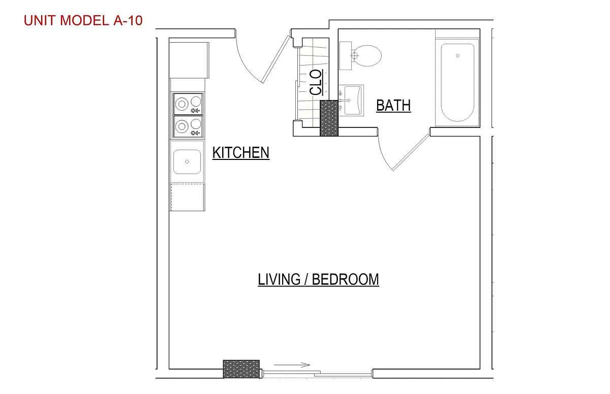 Floor plan Model A-10