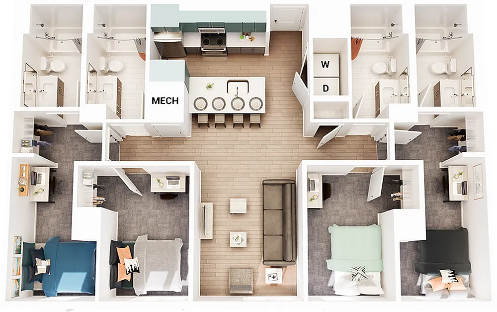 Floor plan D4