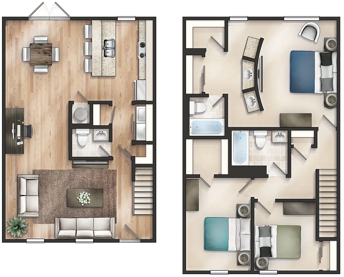 Floor plan Lily Renovated