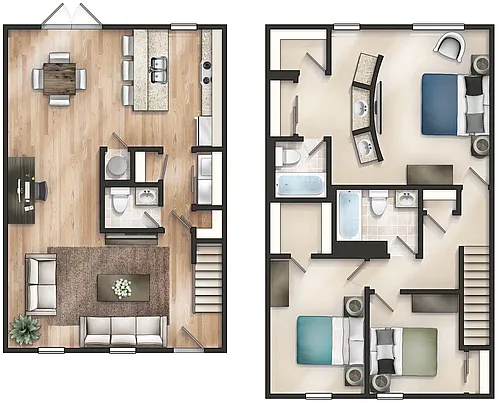 Floor plan Lily Renovated