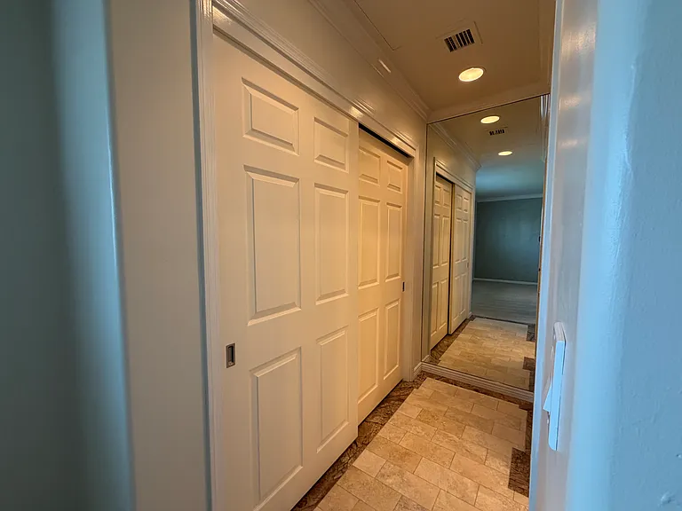 Primary Closet. Large storage area.