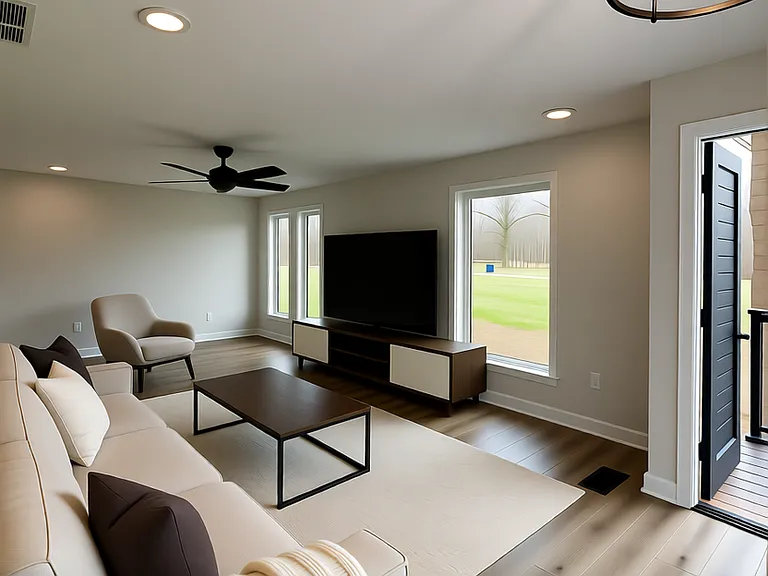 mock stage living room