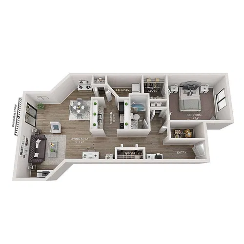 Floor plan A1 Renovated