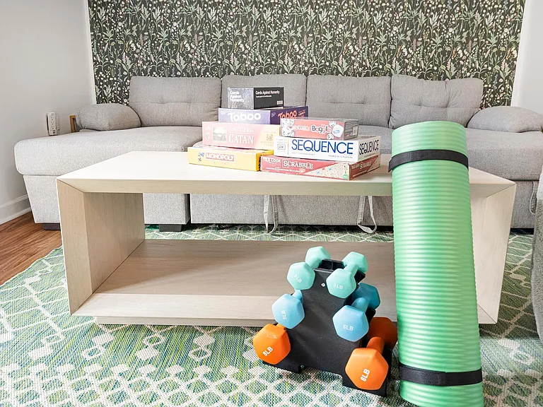Exercise equipment and board games
