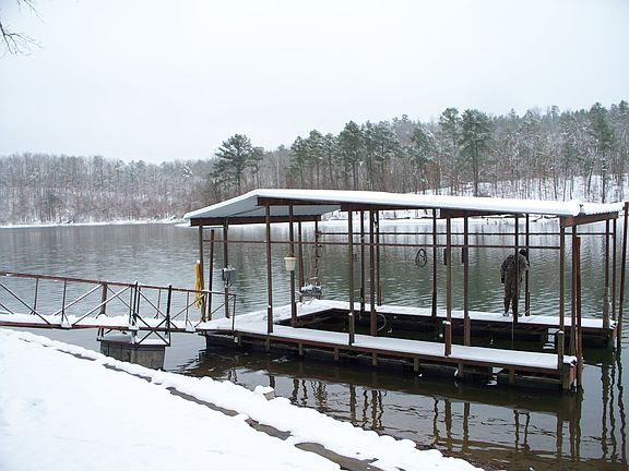 Winter view of year round water