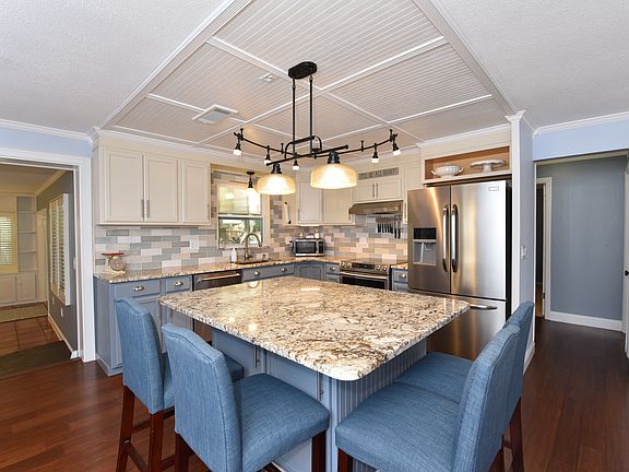 Stainless steel appliances.