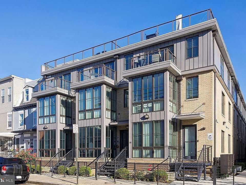 Front of building - fob and key pad to enter building
