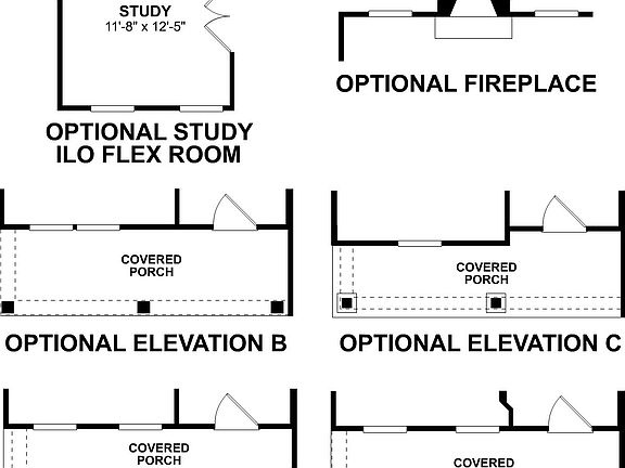 Erie II First Floor Options