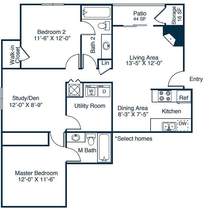 Floor plan B2