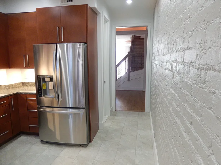 Entrance to living area from kitchen