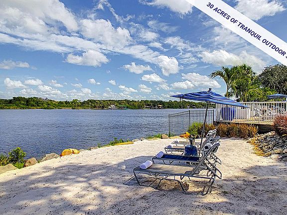 Enjoy our private beach available to residents.
