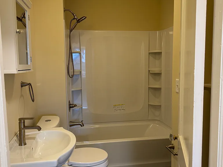 new bathroom area
