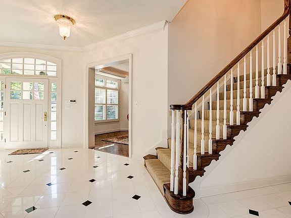 Two-Story Marble Foyer