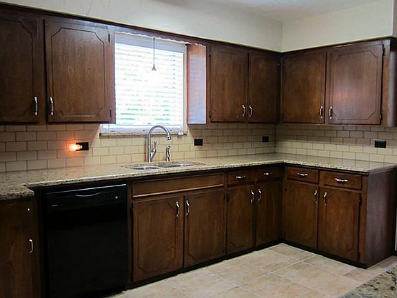 Updated Kitchen with subway style tile.