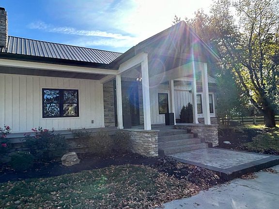 large covered front porch