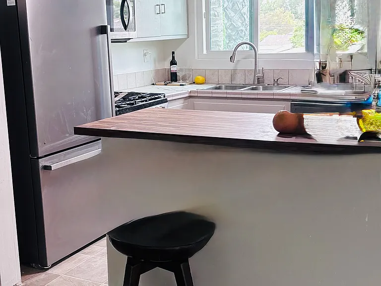 Remodeled Kitchen with brand new stainless steel appliances.