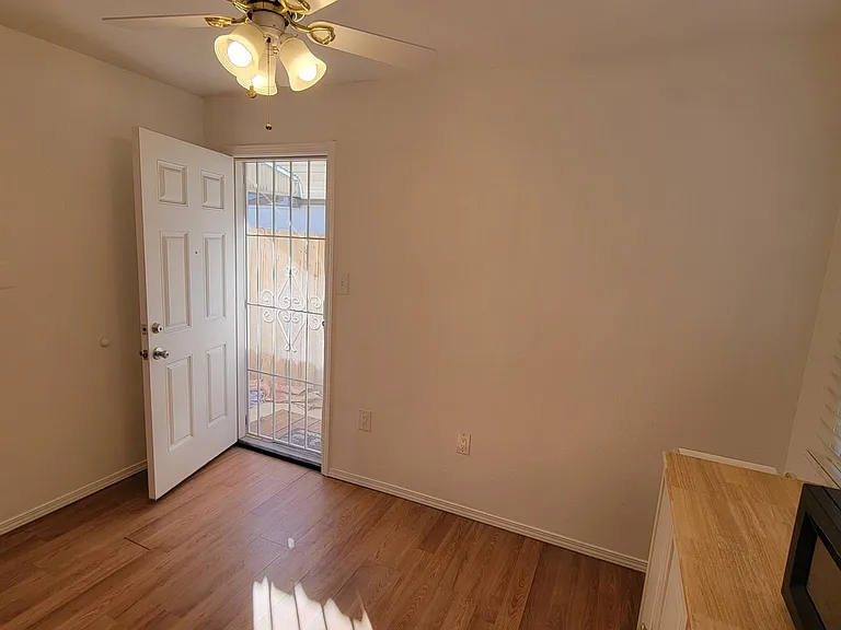Living Area and front door entrance