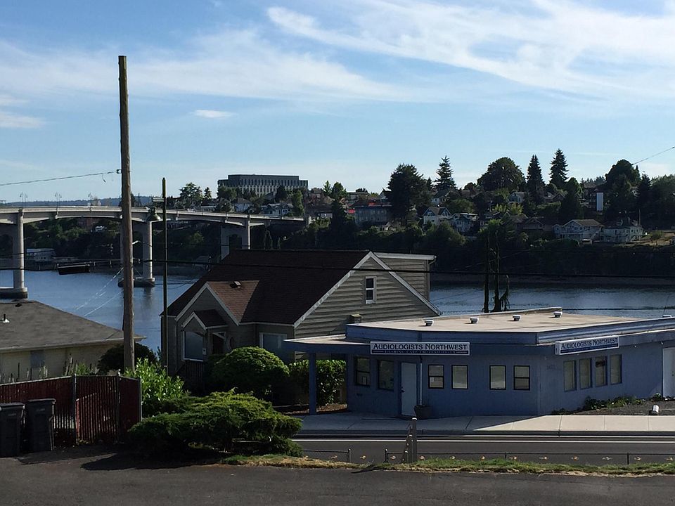 View of the Manette bridge from an upstairs bedroom.