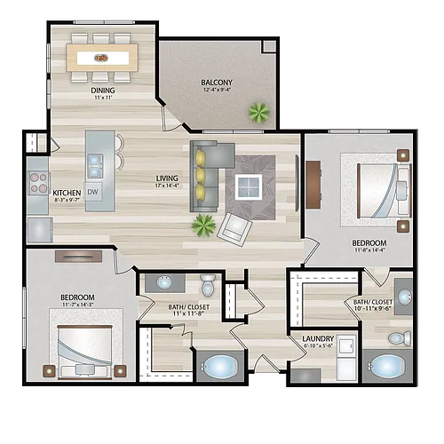 Floor plan B3