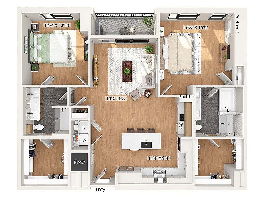 Floor plan B12
