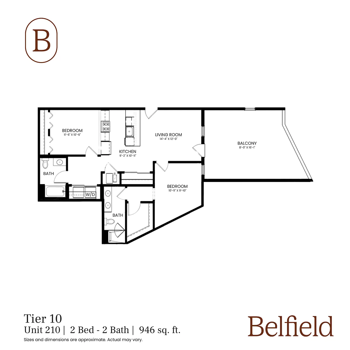 Floor plan Tier 10