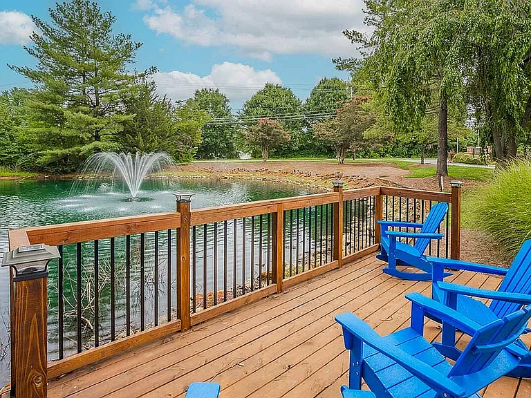 Pond and Patio