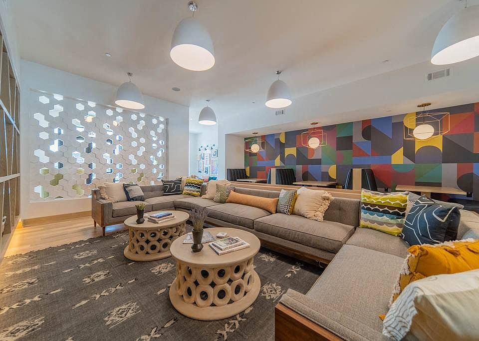 Resident Lounge at UHill in Durham, NC