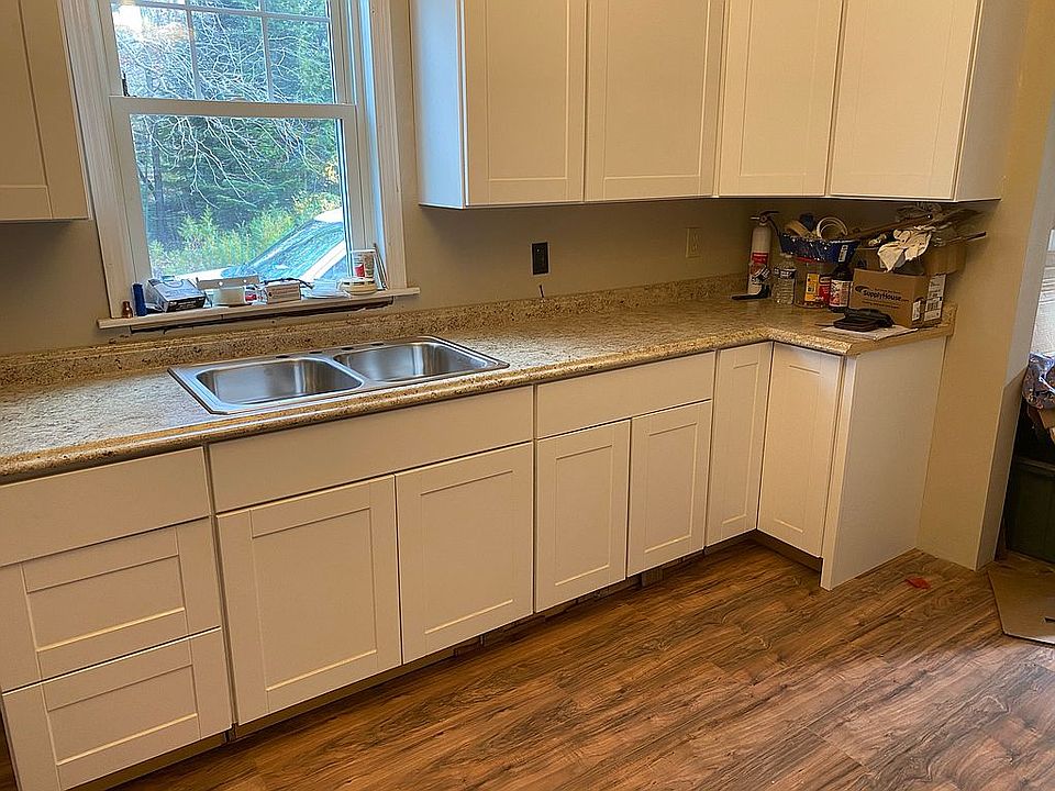 New cabinets and flooring