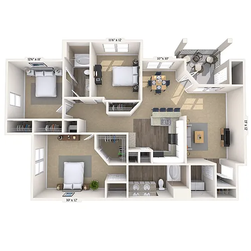 Floor plan Milstead