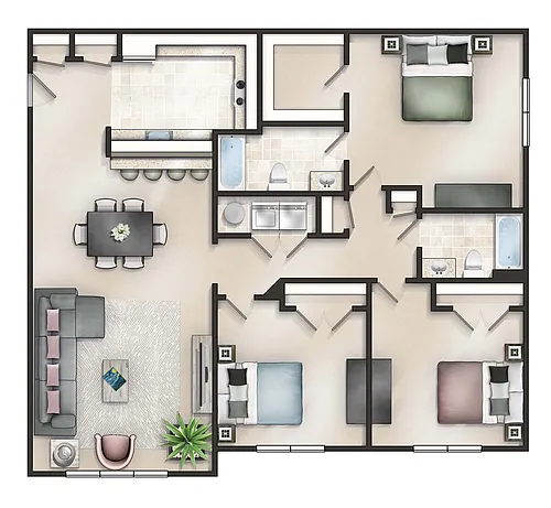 Floor plan The Jessamine