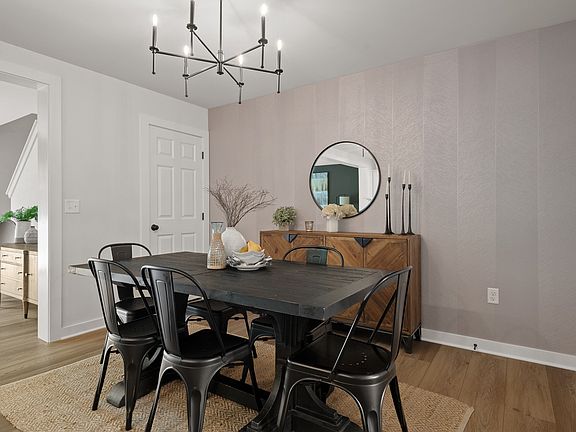 Dining room of the Flynn Model from Garman Builders