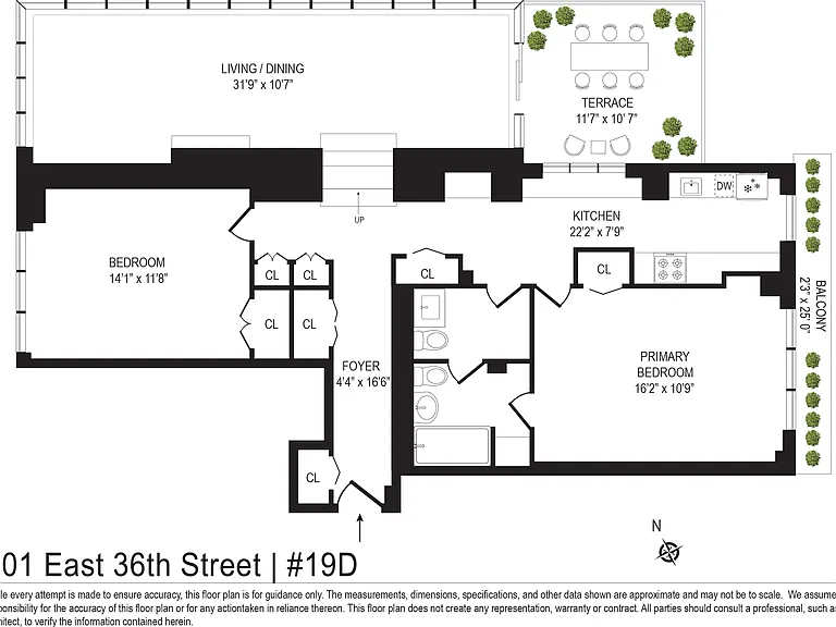 201 E 36th St #19D — Photo 2