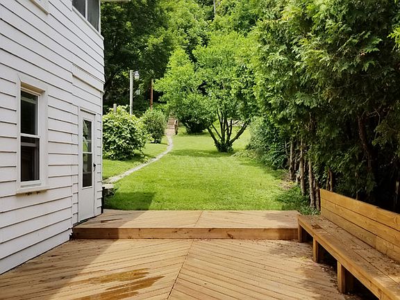 Deck and Backyard View