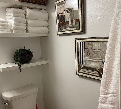 Newly renovated bathroom.