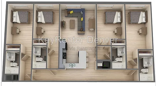 Floor plan 4 Bedroom 4 Bath