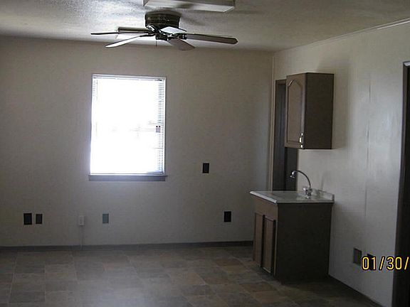 Apartment with sink ready for refrigerator & stove!