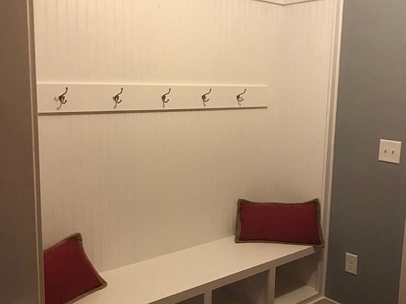 Built-in cubby at entryway