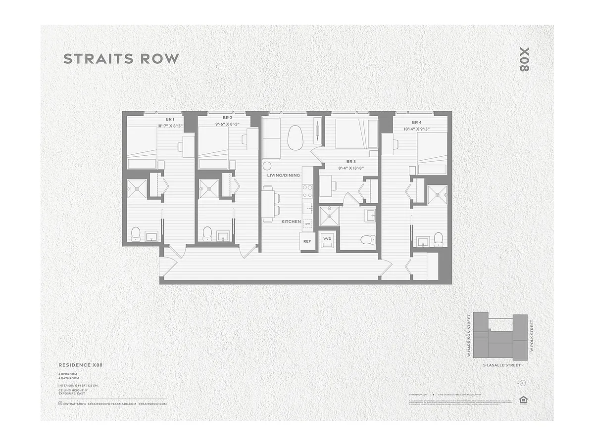 Floor plan Private Bedspace in a D5 with Roommates