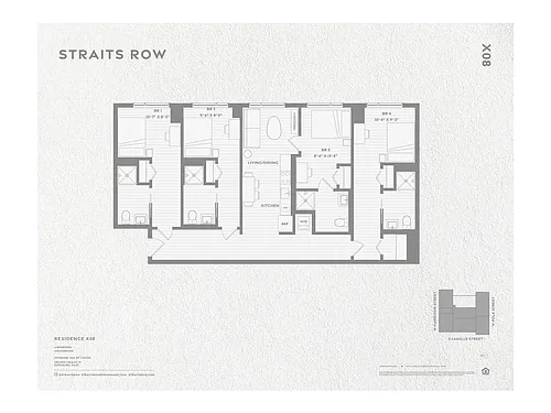 Floor plan Private Bedspace in a D5 with Roommates