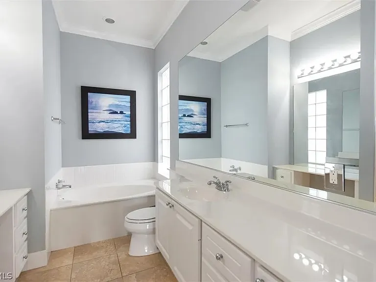 Spacious His and Hers Primary bathroom