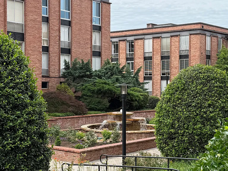 courtyard fountain