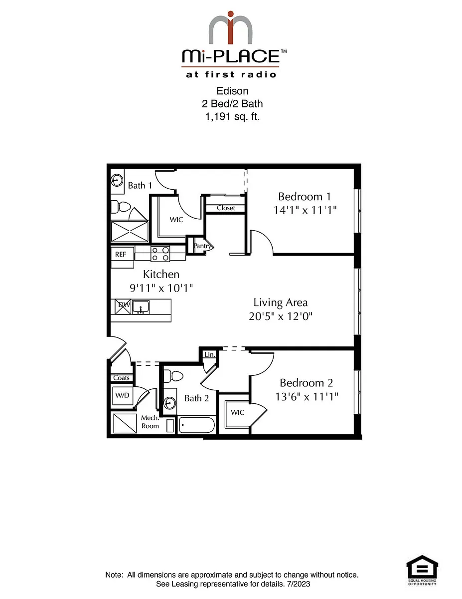 Floor plan Edison