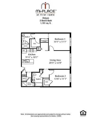 Floor plan Edison